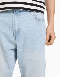 BERSHKA Jeans loose Bleu clair Clearance