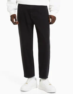 BERSHKA Jeans loose Noir Shop