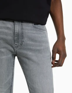 BERSHKA Jeans super skinny Blanc Shop