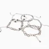 BERSHKA Lot 5 bracelets perles Blanc Best Sale