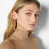 BERSHKA Lot 3 boucles d’eilles anneaux maxi effet Or Best Sale