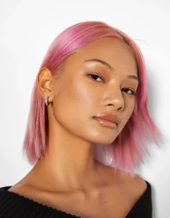 BERSHKA Lot 9 boucles d’oreilles brillants étoile cœur Argent Online