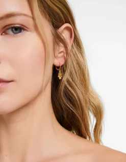BERSHKA Lot 10 boucles d’eilles ear cuff croix Or Clearance