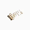BERSHKA Lot 9 boucles d’eilles papillon cœur Or Online