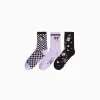 BERSHKA Lot 3 chaussettes Kuromi Noir Outlet