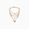 BERSHKA Lot 7 colliers croix papillon Or Online