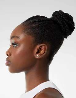 BERSHKA Lot 20 paires de boucles d’oreilles croix papillon Argent Sale