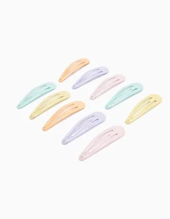BERSHKA Lot 10 pinces couleurs Rose Cheap