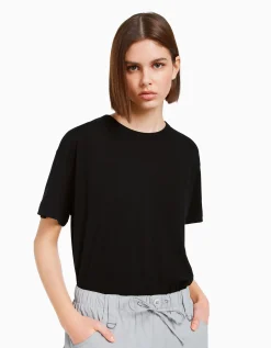 BERSHKA Lot 2 T-shirts oversize manches courtes Multicouleur Sale