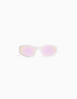 BERSHKA Lunettes cycling colorées Blanc Best Sale
