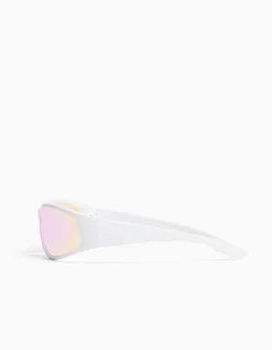 BERSHKA Lunettes cycling colorées Blanc Best Sale