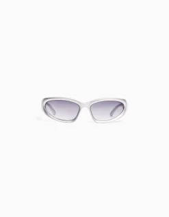 BERSHKA Lunettes de soleil Argent Best Sale
