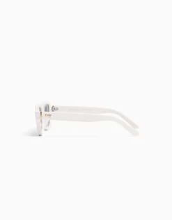 BERSHKA Lunettes de soleil Blanc Hot