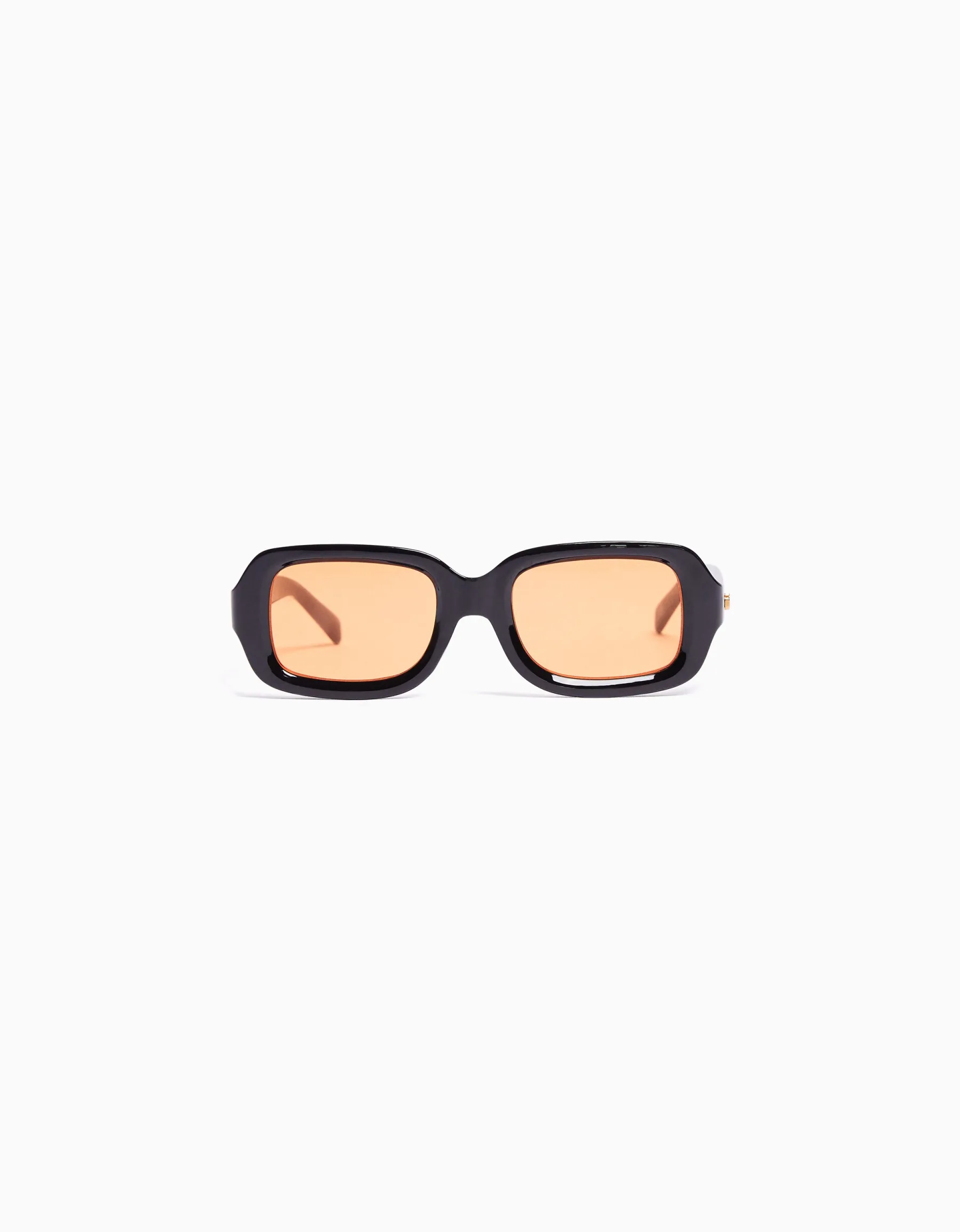 BERSHKA Lunettes de soleil ovales Orange Sale
