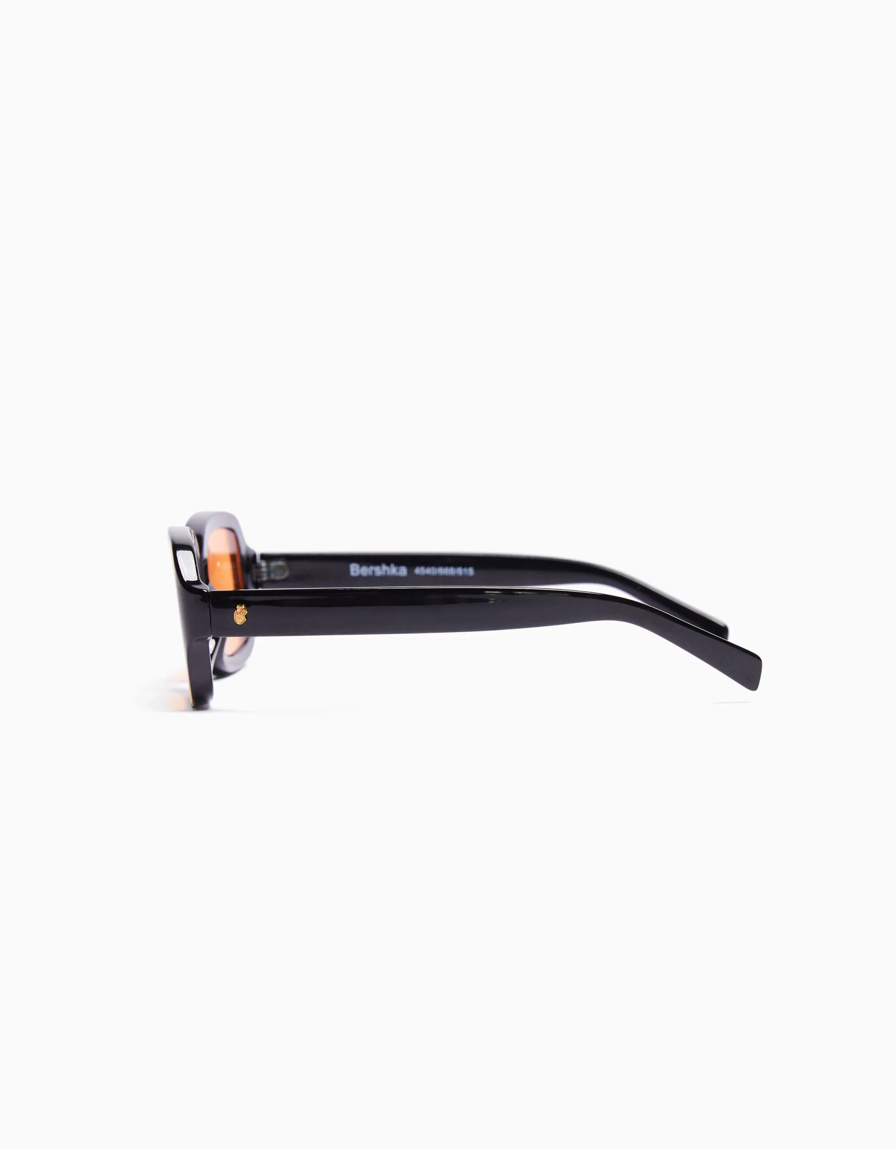 BERSHKA Lunettes de soleil ovales Orange Sale