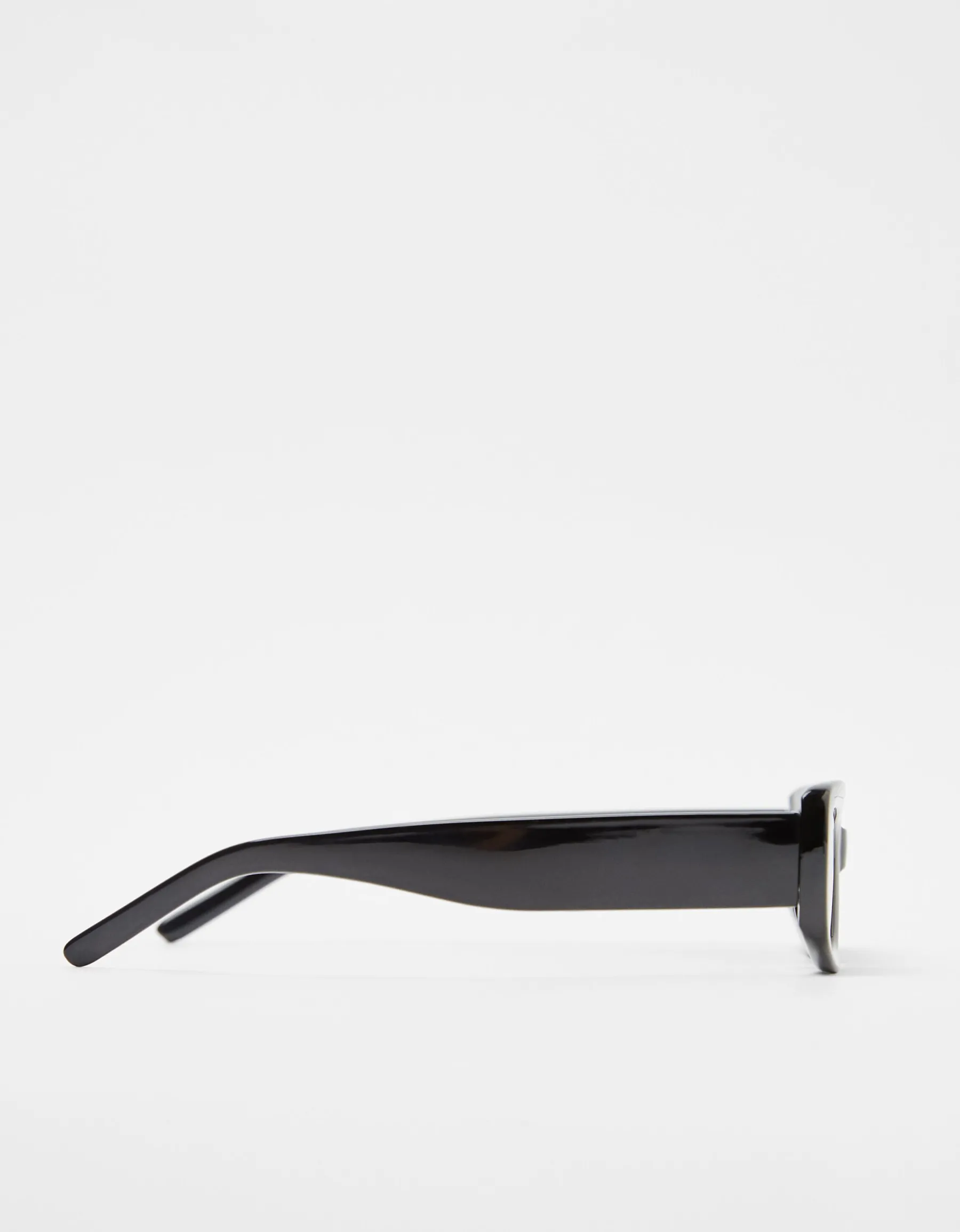 BERSHKA Lunettes de soleil rectangulaires Noir Flash Sale