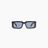 BERSHKA Lunettes de soleil relief Noir Cheap