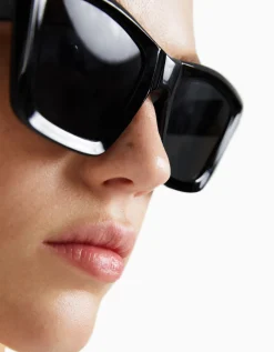 BERSHKA Lunettes œil de chat Noir Best