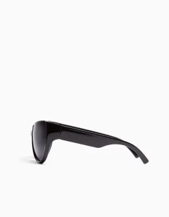 BERSHKA Lunettes monture épaisse Noir Cheap