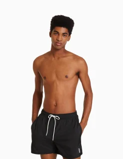 BERSHKA Maillot de bain basique Bleu turquoise Best