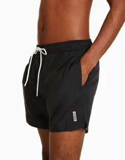 BERSHKA Maillot de bain basique Bleu turquoise Best