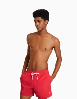 BERSHKA Maillot de bain basique Bleu turquoise Clearance