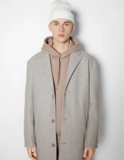 BERSHKA Manteau confort Camel Fashion