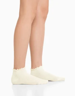 BERSHKA Pack 3 paires de socquettes Noir Fashion