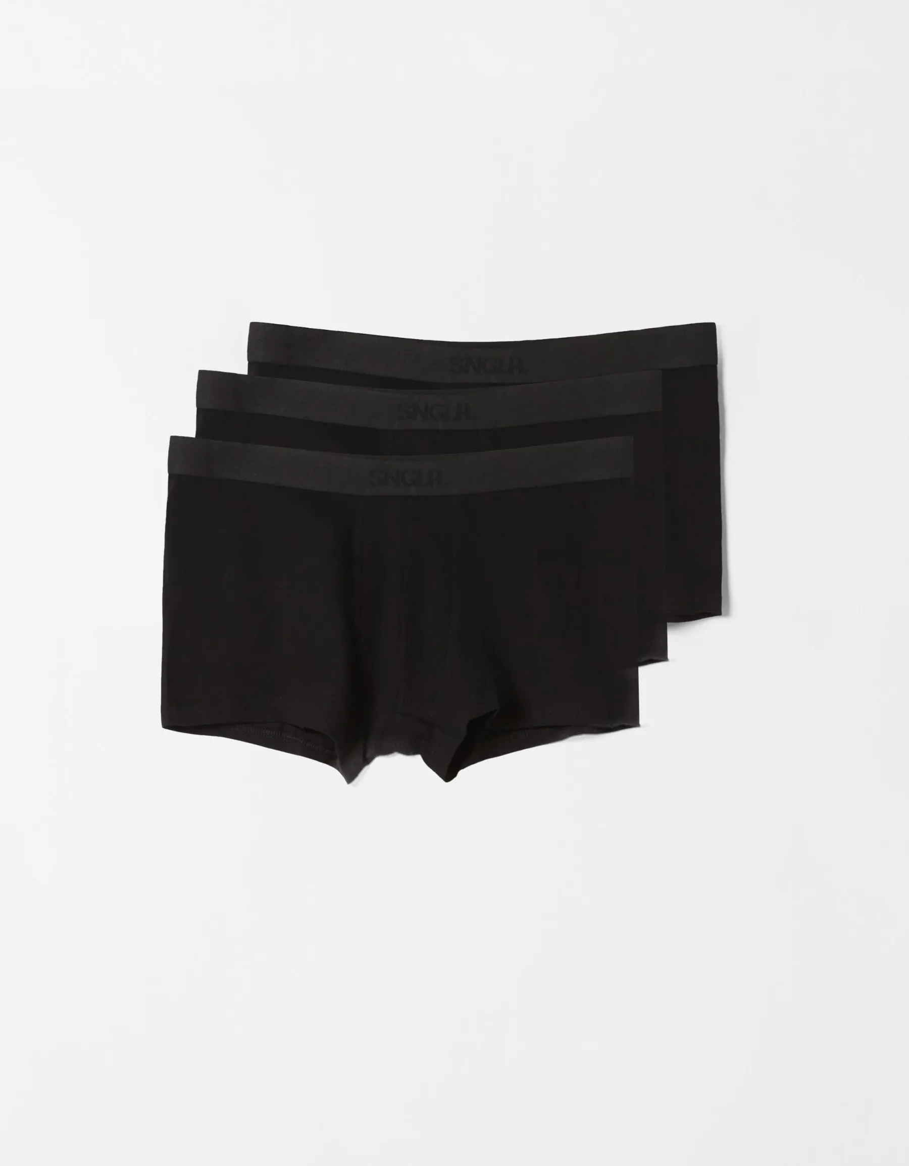 BERSHKA Pack 3 boxers Noir Sale