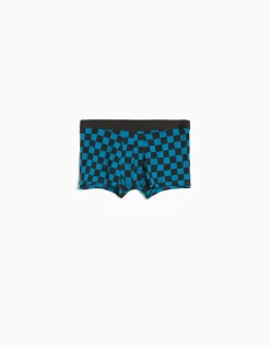 BERSHKA Pack 3 boxers imprimé damier Noir Best Sale