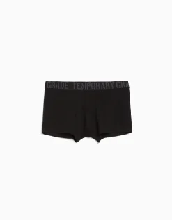 BERSHKA Pack 3 boxers lettering Noir Store