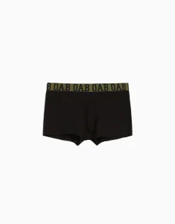 BERSHKA Pack 3 boxers taille imprimée colorée Noir Clearance