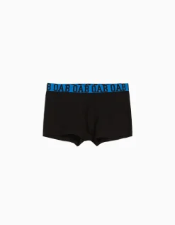 BERSHKA Pack 3 boxers taille imprimée colorée Noir Clearance