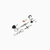 BERSHKA Pack 10 paires de boucles d’oreilles love Argent Best