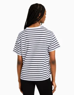 BERSHKA Pack 2 T-shirts oversize manches courtes Multicouleur Shop