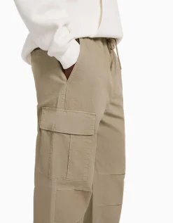 BERSHKA Pantalon cargo stoppeurs Sable New