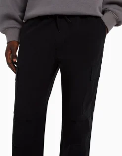 BERSHKA Pantalon cargo stoppeurs Noir Flash Sale