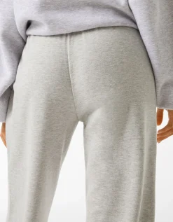 BERSHKA Pantalon jogger molleton Noir Cheap