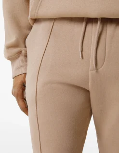 BERSHKA Pantalon jogger molleton Camel Store