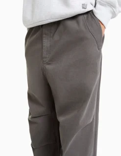 BERSHKA Pantalon parachute coton Gris Clearance