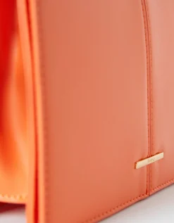 BERSHKA Pochette accordéon chaîne Blanc Cheap