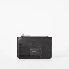 BERSHKA Porte-cartes texturé Blanc Sale