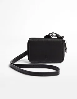 BERSHKA Porte-monnaie anse Noir Flash Sale