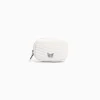 BERSHKA Porte-monnaie matelassé détail Blanc Cheap
