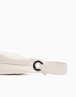BERSHKA Sac anse anneau Blanc Online