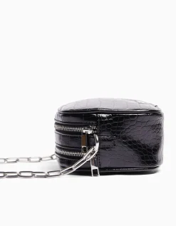 BERSHKA Sac anse texturé double fermeture Éclair Blanc Online