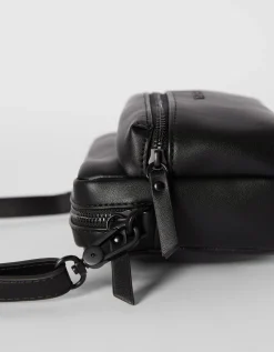 BERSHKA Sac bandoulière basique Noir Best Sale