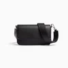 BERSHKA Sac bandoulière rigide Noir Discount