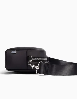 BERSHKA Sac besace uni Noir New