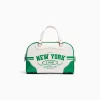 BERSHKA Sac bowling rétro Blanc Clearance